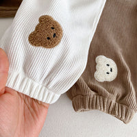 Load image into Gallery viewer, Baby Kid Girls Boys Solid Color Cartoon Pants Wholesale 240111138
