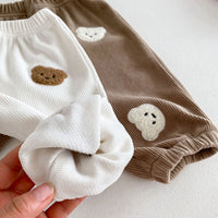 Load image into Gallery viewer, Baby Kid Girls Boys Solid Color Cartoon Pants Wholesale 240111138
