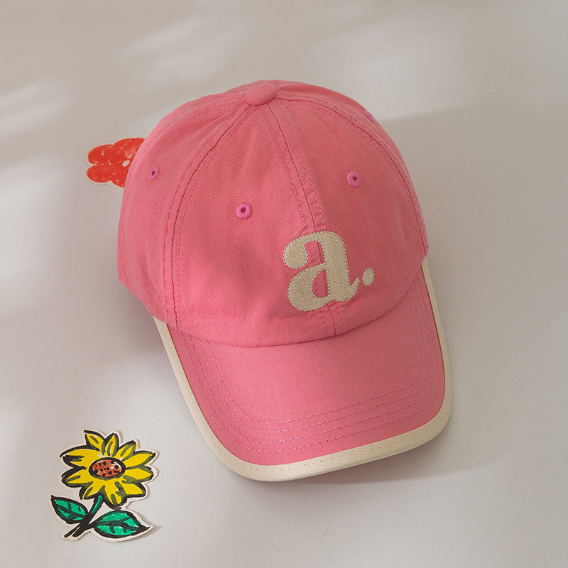 Kid Girls Boys Embroidered Alphabet Accessories Hats Wholesale 240111149