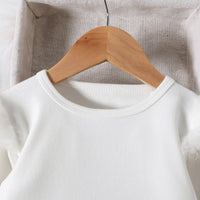 Load image into Gallery viewer, 2 Pieces Set Baby Kid Girls Solid Color Tops And Skirts Wholesale 24011115
