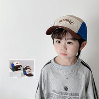 Load image into Gallery viewer, Kid Girls Boys Color-blocking Cartoon Embroidered Accessories Hats Wholesale 240111150
