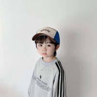 Load image into Gallery viewer, Kid Girls Boys Color-blocking Cartoon Embroidered Accessories Hats Wholesale 240111150
