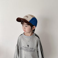 Load image into Gallery viewer, Kid Girls Boys Color-blocking Cartoon Embroidered Accessories Hats Wholesale 240111150
