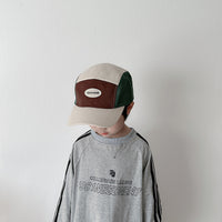 Load image into Gallery viewer, Kid Girls Boys Color-blocking Cartoon Embroidered Accessories Hats Wholesale 240111150
