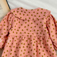 Load image into Gallery viewer, Baby Kid Girls Love heart Print Jumpsuits Wholesale 240111153
