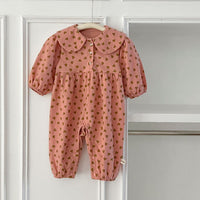 Load image into Gallery viewer, Baby Kid Girls Love heart Print Jumpsuits Wholesale 240111153
