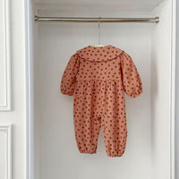 Load image into Gallery viewer, Baby Kid Girls Love heart Print Jumpsuits Wholesale 240111153
