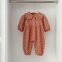 Load image into Gallery viewer, Baby Kid Girls Love heart Print Jumpsuits Wholesale 240111153
