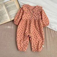 Load image into Gallery viewer, Baby Kid Girls Love heart Print Jumpsuits Wholesale 240111153
