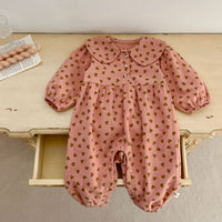 Load image into Gallery viewer, Baby Kid Girls Love heart Print Jumpsuits Wholesale 240111153

