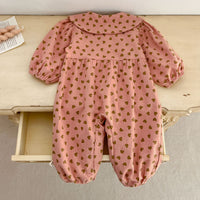 Load image into Gallery viewer, Baby Kid Girls Love heart Print Jumpsuits Wholesale 240111153

