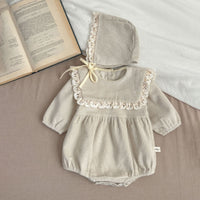 Load image into Gallery viewer, Baby Kid Girls Solid Color Rompers Wholesale 240111156
