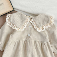 Load image into Gallery viewer, Baby Kid Girls Solid Color Rompers Wholesale 240111156
