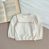 Load image into Gallery viewer, Baby Kid Girls Solid Color Striped Cardigan Wholesale 240111157
