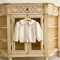 Load image into Gallery viewer, Baby Kid Girls Solid Color Striped Cardigan Wholesale 240111157
