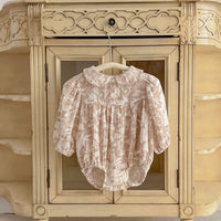 Load image into Gallery viewer, Baby Kid Girls Flower Print Rompers Wholesale 240111158
