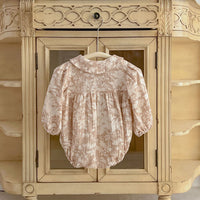 Load image into Gallery viewer, Baby Kid Girls Flower Print Rompers Wholesale 240111158
