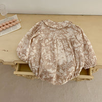 Load image into Gallery viewer, Baby Kid Girls Flower Print Rompers Wholesale 240111158
