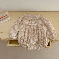 Load image into Gallery viewer, Baby Kid Girls Flower Print Rompers Wholesale 240111158
