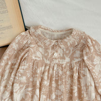 Load image into Gallery viewer, Baby Kid Girls Flower Print Rompers Wholesale 240111158
