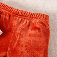 Load image into Gallery viewer, 2 Pieces Set Baby Kid Girls Halloween Letters Print Tops And Solid Color Pants Wholesale 24011116
