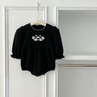 Load image into Gallery viewer, Baby Kid Girls Flower Embroidered Rompers Wholesale 240111160

