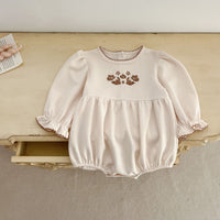 Load image into Gallery viewer, Baby Kid Girls Flower Embroidered Rompers Wholesale 240111160
