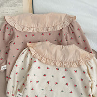 Load image into Gallery viewer, 2 Pieces Set Baby Kid Girls Flower Print Tops And Pants Wholesale 240111162
