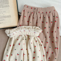 Load image into Gallery viewer, 2 Pieces Set Baby Kid Girls Flower Print Tops And Pants Wholesale 240111162
