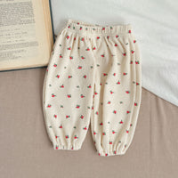 Load image into Gallery viewer, 2 Pieces Set Baby Kid Girls Flower Print Tops And Pants Wholesale 240111162
