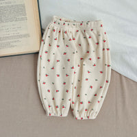 Load image into Gallery viewer, 2 Pieces Set Baby Kid Girls Flower Print Tops And Pants Wholesale 240111162
