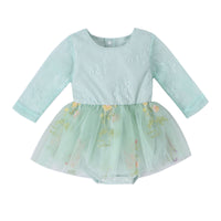 Load image into Gallery viewer, Baby Kid Girls Flower Embroidered Rompers Wholesale 24011122
