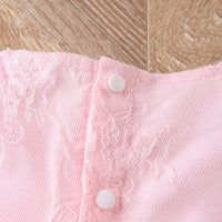 Load image into Gallery viewer, Baby Kid Girls Flower Embroidered Rompers Wholesale 24011122
