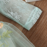 Load image into Gallery viewer, Baby Kid Girls Flower Embroidered Rompers Wholesale 24011122
