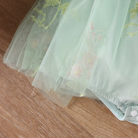 Load image into Gallery viewer, Baby Kid Girls Flower Embroidered Rompers Wholesale 24011122
