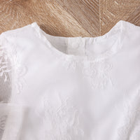 Load image into Gallery viewer, Baby Kid Girls Flower Embroidered Rompers Wholesale 24011122
