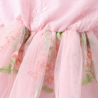 Load image into Gallery viewer, Baby Kid Girls Flower Embroidered Dresses Wholesale 24011123
