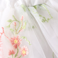 Load image into Gallery viewer, Baby Kid Girls Flower Embroidered Dresses Wholesale 24011123
