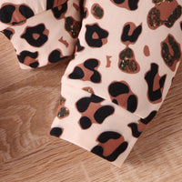 Load image into Gallery viewer, 2 Pieces Set Baby Kid Girls Solid Color Print Rompers And Flower Pants Wholesale 24011126
