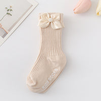 Load image into Gallery viewer, Baby Kid Girls Solid Color Bow Accessories Socks Wholesale 24011130
