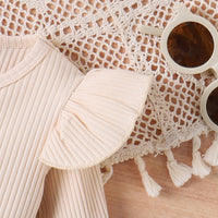 Load image into Gallery viewer, 2 Pieces Set Baby Kid Girls Solid Color Tops Flower And Embroidered Skirts Wholesale 24011134
