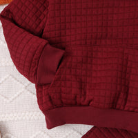 Load image into Gallery viewer, 2 Pieces Set Baby Kid Girls Boys Solid Color Hoodies Sweatshirts And Pants Wholesale 24011138
