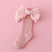 Load image into Gallery viewer, Baby Kid Girls Solid Color Bow Accessories Socks Wholesale 24011140
