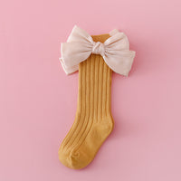 Load image into Gallery viewer, Baby Kid Girls Solid Color Bow Accessories Socks Wholesale 24011140
