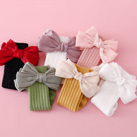 Load image into Gallery viewer, Baby Kid Girls Solid Color Bow Accessories Socks Wholesale 24011140
