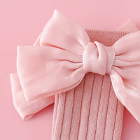 Load image into Gallery viewer, Baby Kid Girls Solid Color Bow Accessories Socks Wholesale 24011140

