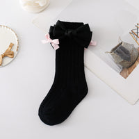 Load image into Gallery viewer, Baby Kid Girls Solid Color Bow Accessories Socks Wholesale 24011142
