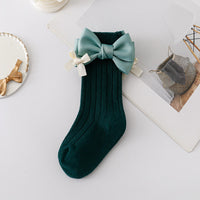 Load image into Gallery viewer, Baby Kid Girls Solid Color Bow Accessories Socks Wholesale 24011142
