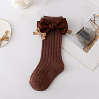 Load image into Gallery viewer, Baby Kid Girls Solid Color Bow Accessories Socks Wholesale 24011142
