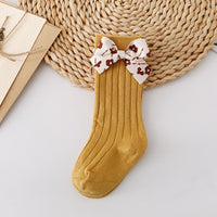 Load image into Gallery viewer, Baby Kid Girls Solid Color Bow Accessories Socks Wholesale 24011143
